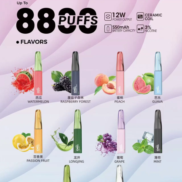 CHILL拋棄式8800口